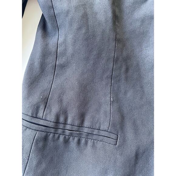 Emporio Armani Vintage Blazer Navy Blue Size 2 - Picture 8 of 8